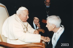 2003 - "Baciamano", Papa Giovanni Paolo II - Roma ,Vaticano