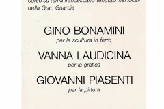 1983 - Invito mostra al  Centro d'Arte "S. Giorgeto" Verona
